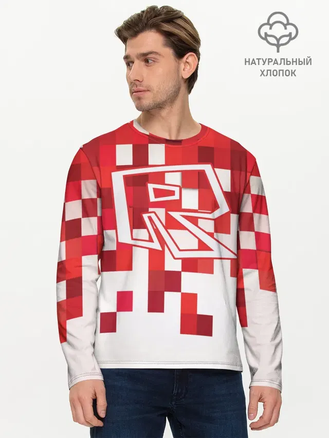 Мужской лонгслив базовый