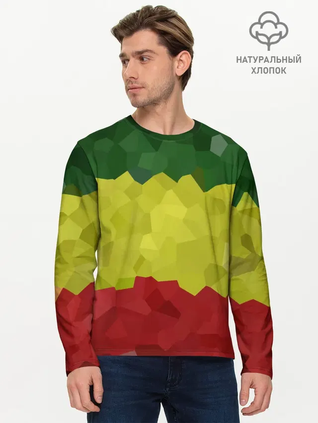 Мужской лонгслив базовый