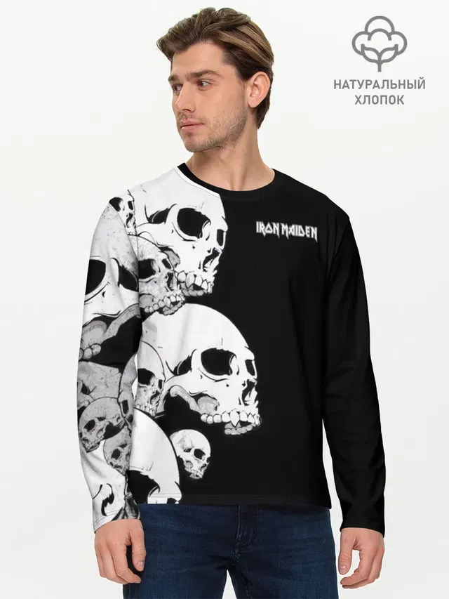Мужской лонгслив базовый