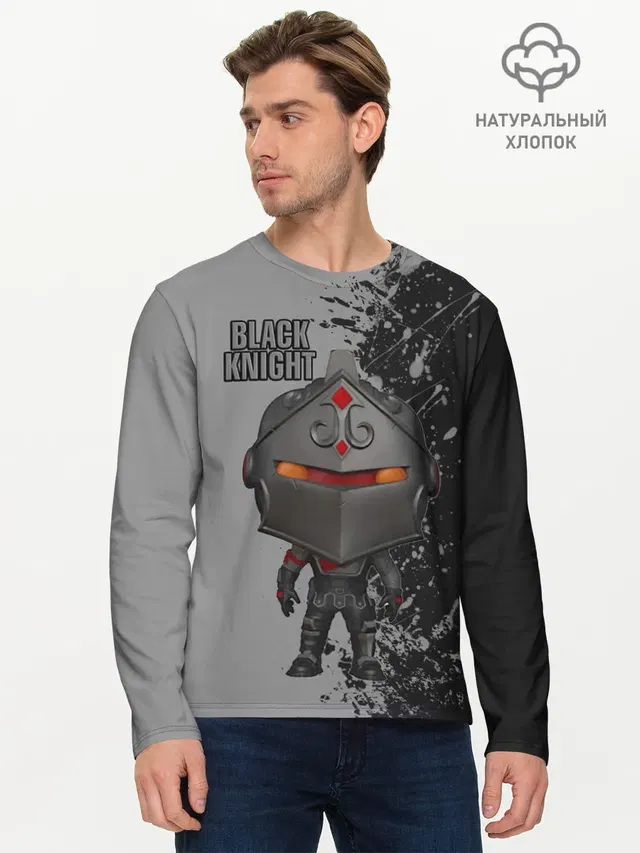 Мужской лонгслив базовый