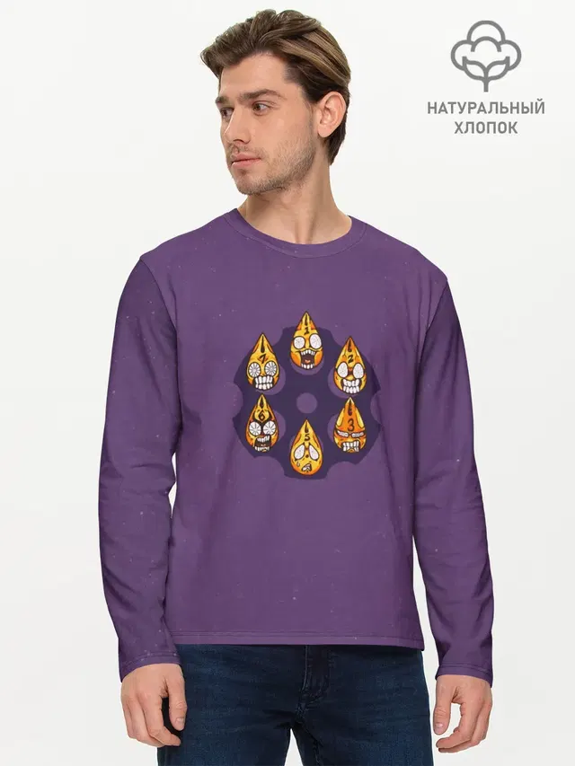 Мужской лонгслив базовый