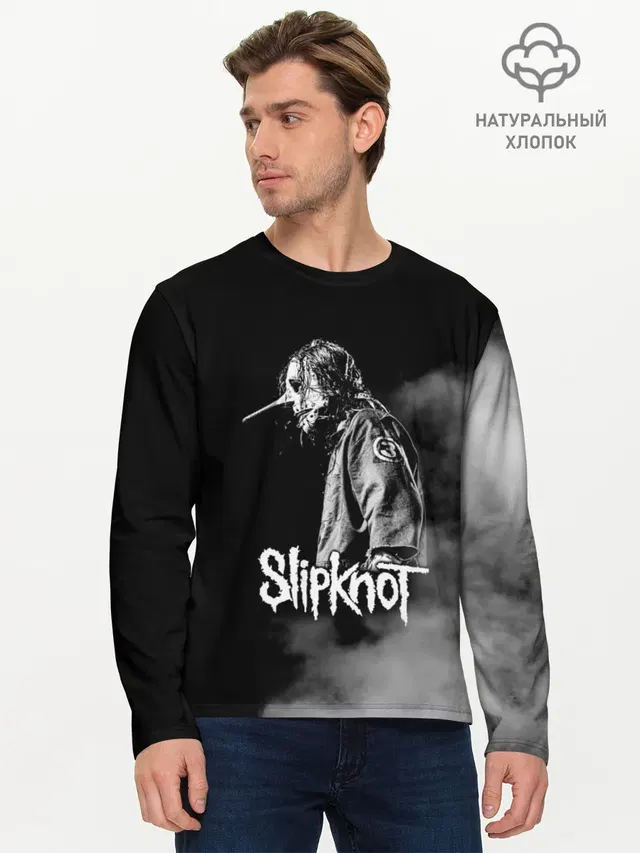 Мужской лонгслив базовый