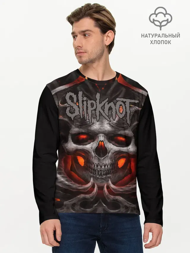 Мужской лонгслив базовый