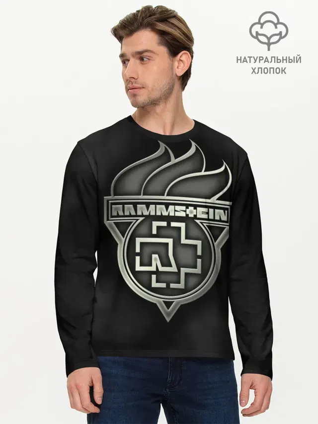 Мужской лонгслив базовый