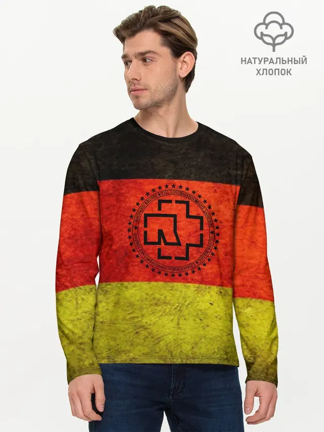 Мужской лонгслив базовый
