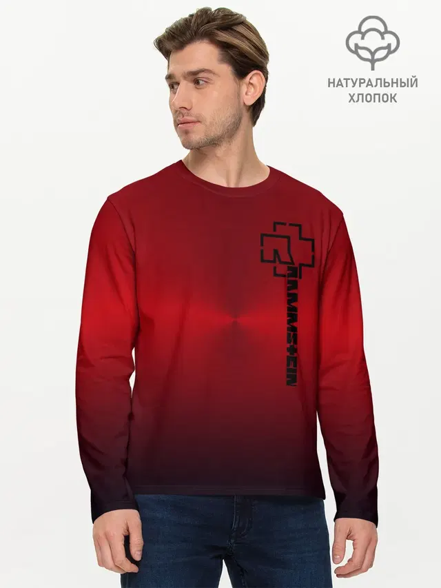 Мужской лонгслив базовый