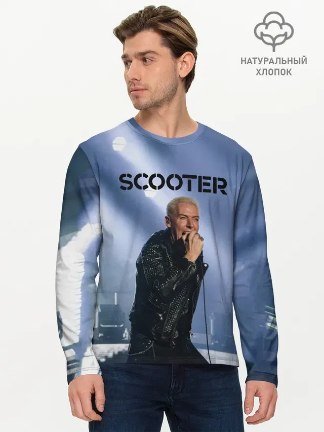 Мужской лонгслив базовый