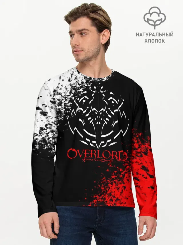 Оверлорд лого краснобелый