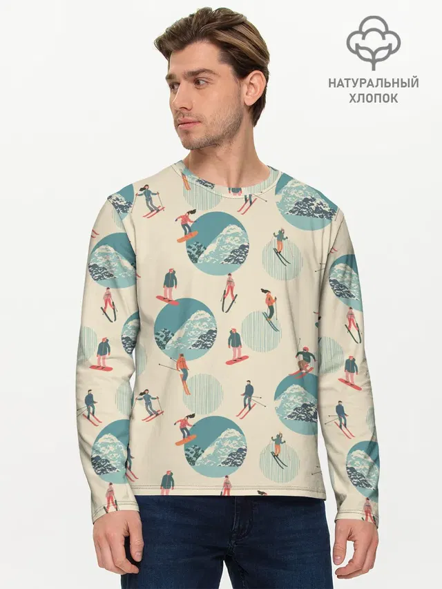лыжники