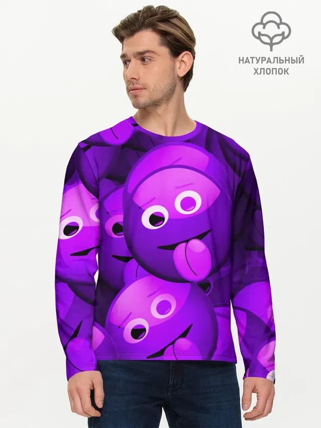 Мужской лонгслив базовый