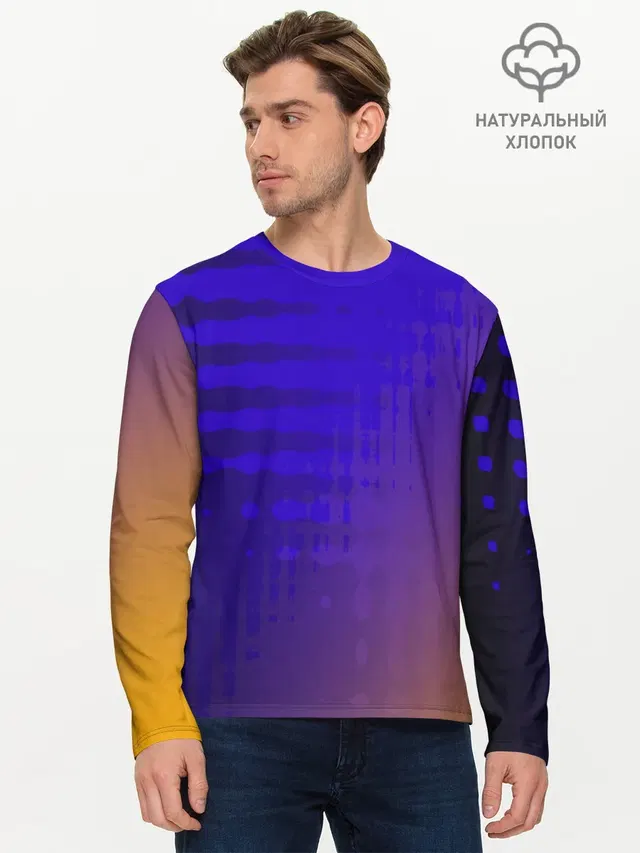 Мужской лонгслив базовый