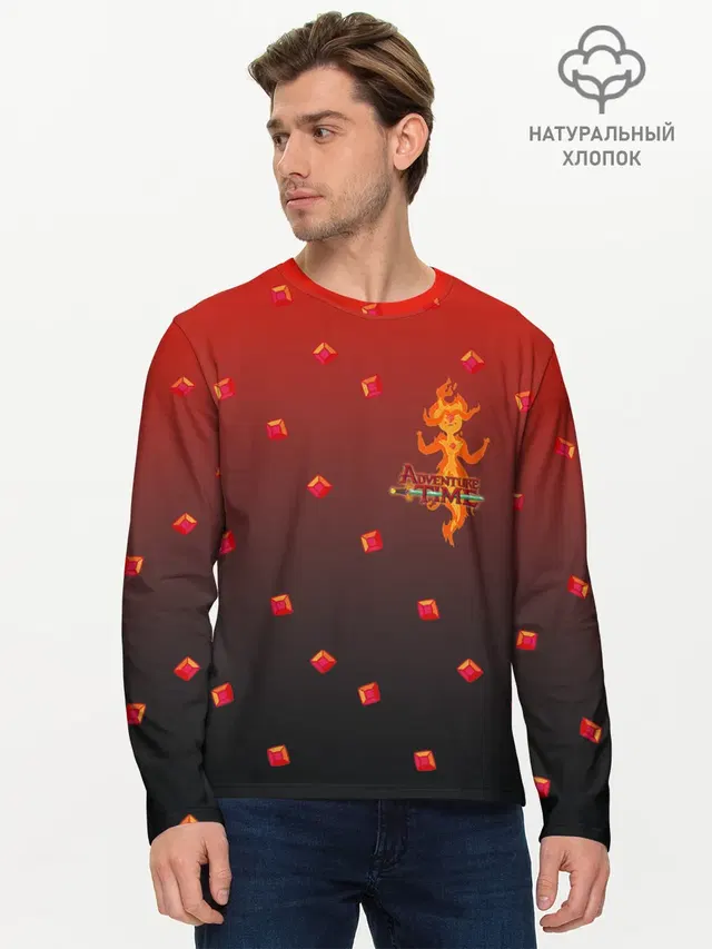 Мужской лонгслив базовый