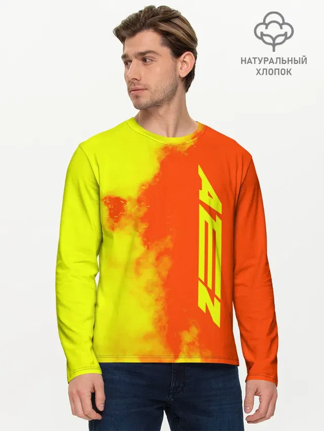 Мужской лонгслив базовый