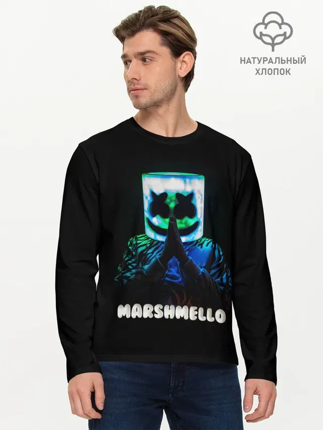 Мужской лонгслив базовый