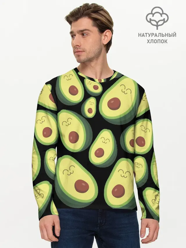 Мужской лонгслив базовый