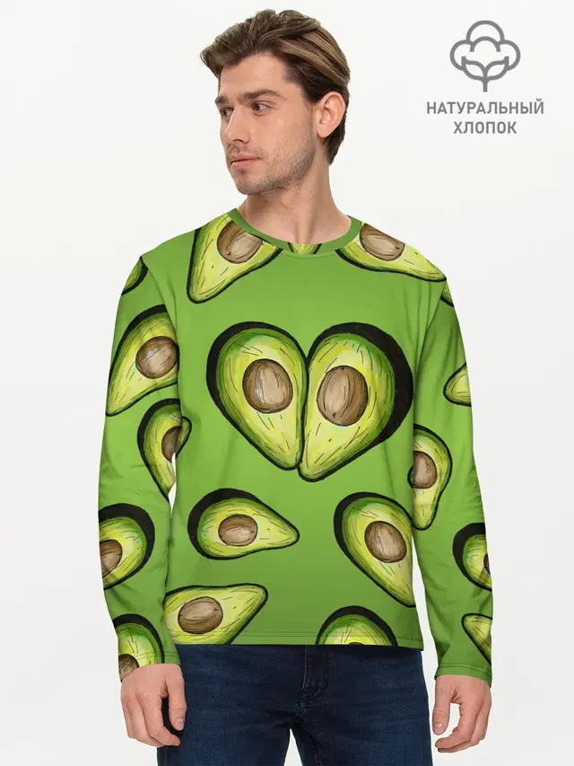 Мужской лонгслив базовый
