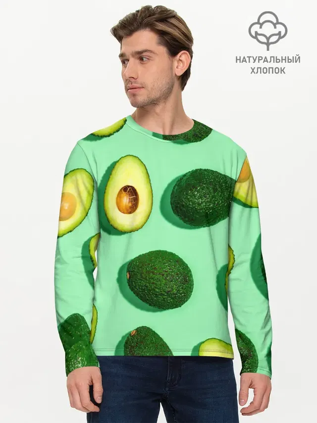 Мужской лонгслив базовый