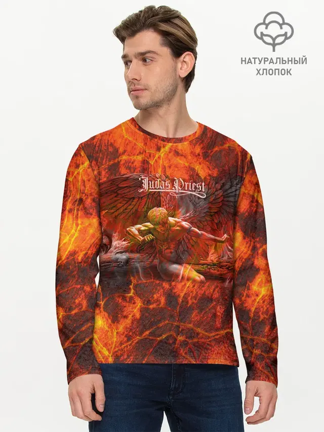 Мужской лонгслив базовый