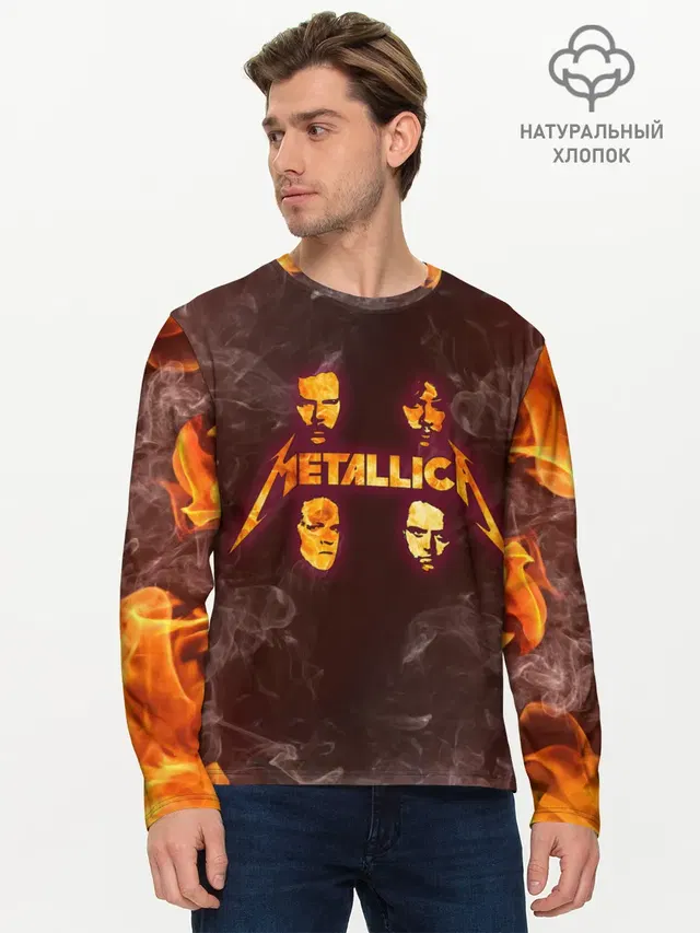 Мужской лонгслив базовый