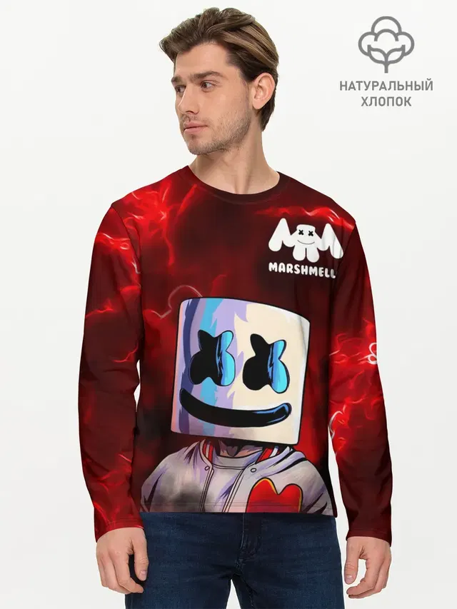 Мужской лонгслив базовый
