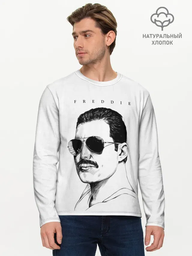 Мужской лонгслив базовый
