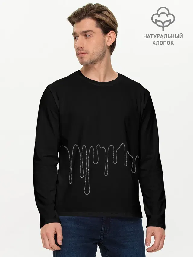 Мужской лонгслив базовый