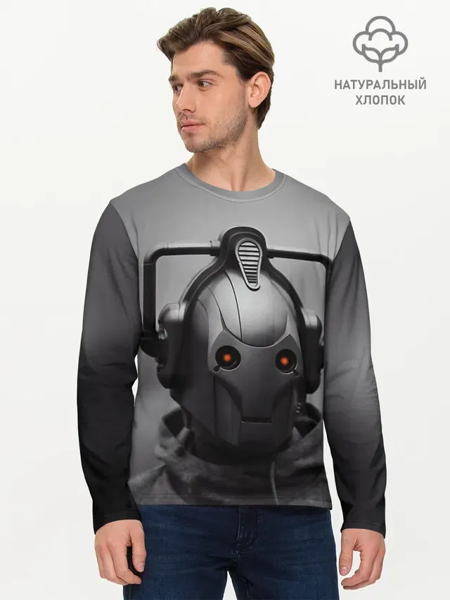 Мужской лонгслив базовый