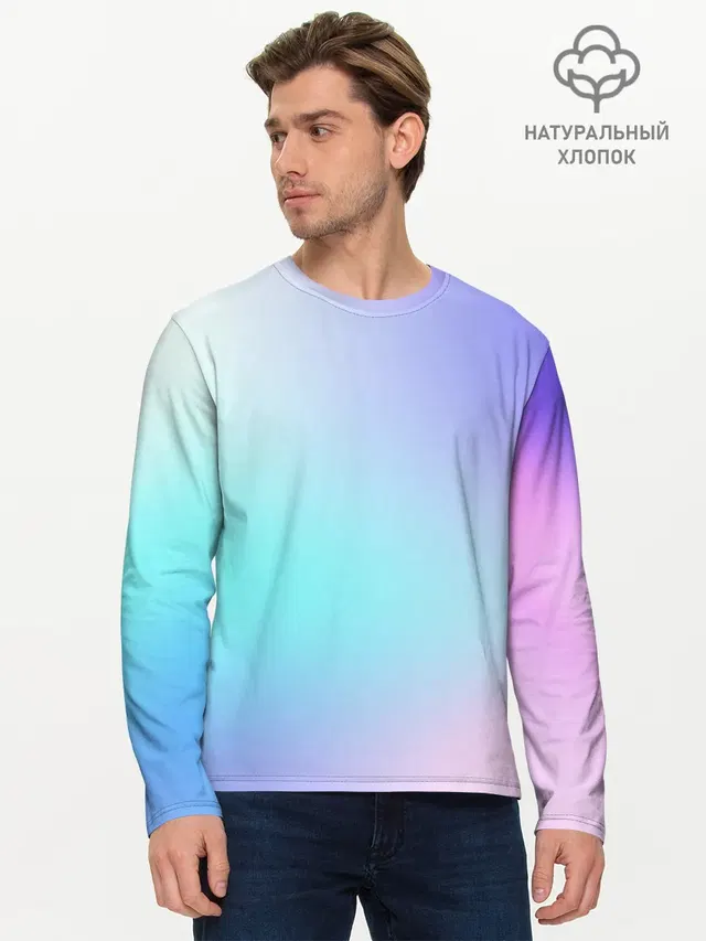Мужской лонгслив базовый