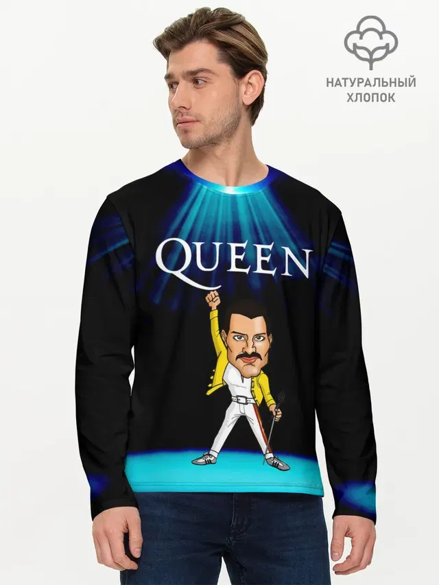 Мужской лонгслив базовый