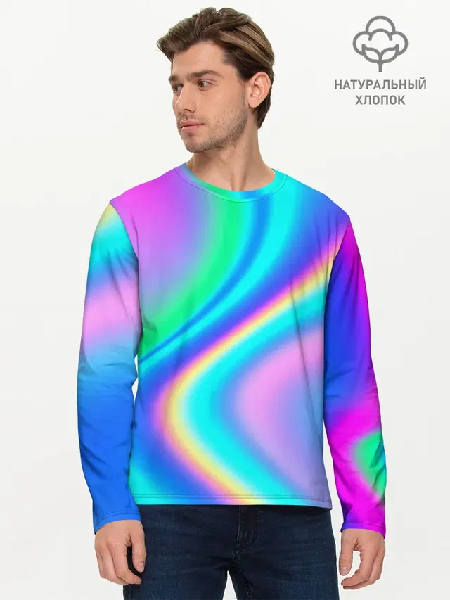 Мужской лонгслив базовый