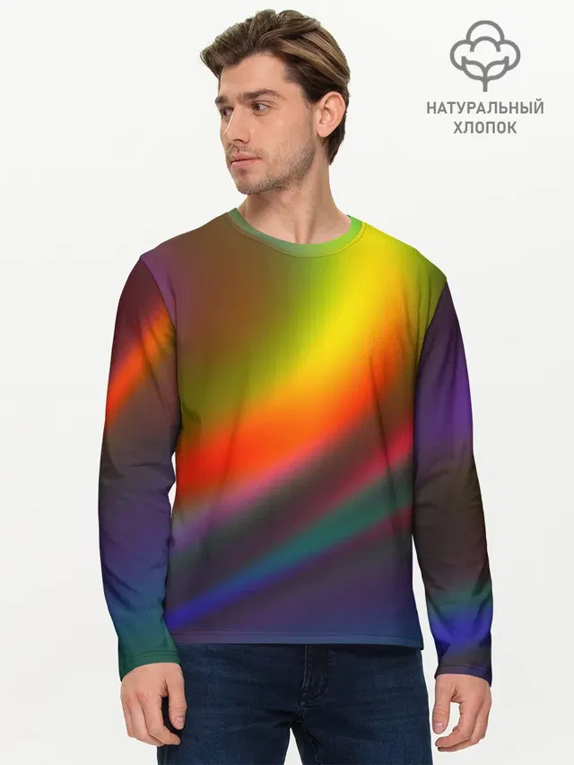 Мужской лонгслив базовый