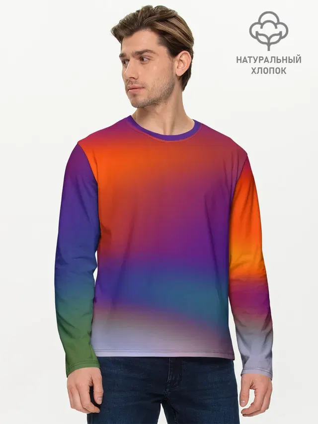 Мужской лонгслив базовый