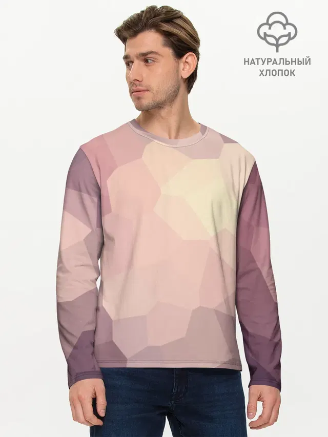 Мужской лонгслив базовый