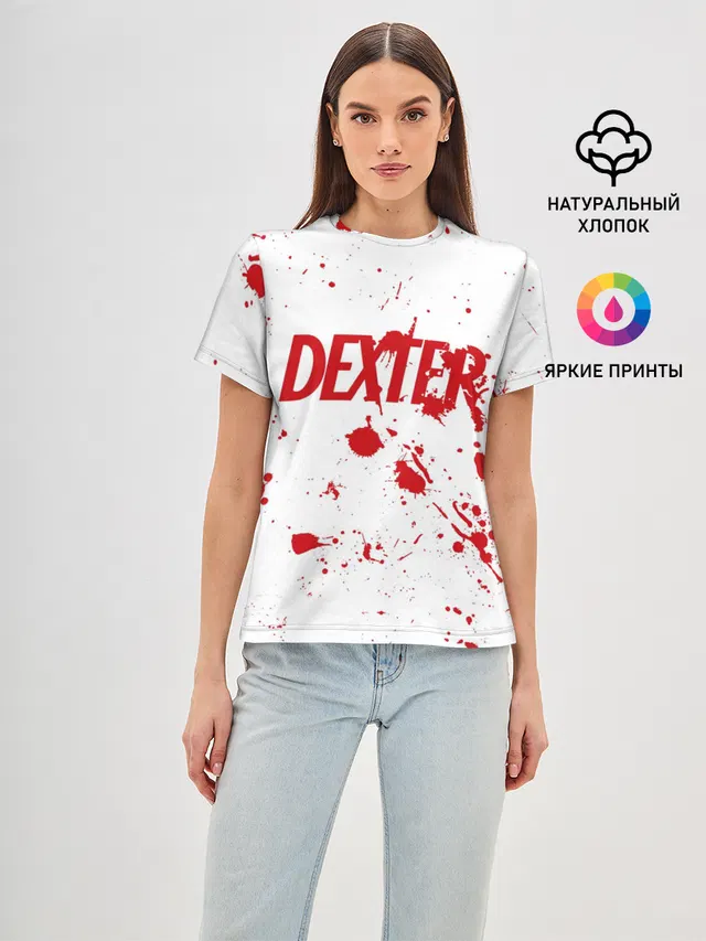 Dexter logo Декстер брызги крови