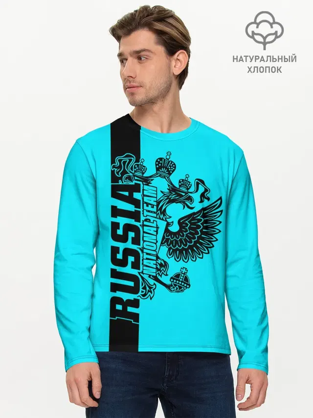 Мужской лонгслив базовый