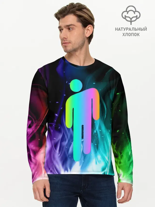 Мужской лонгслив базовый