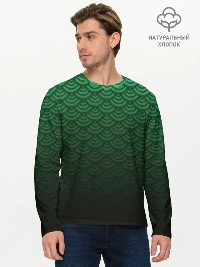 Узор зеленая чешуя дракон