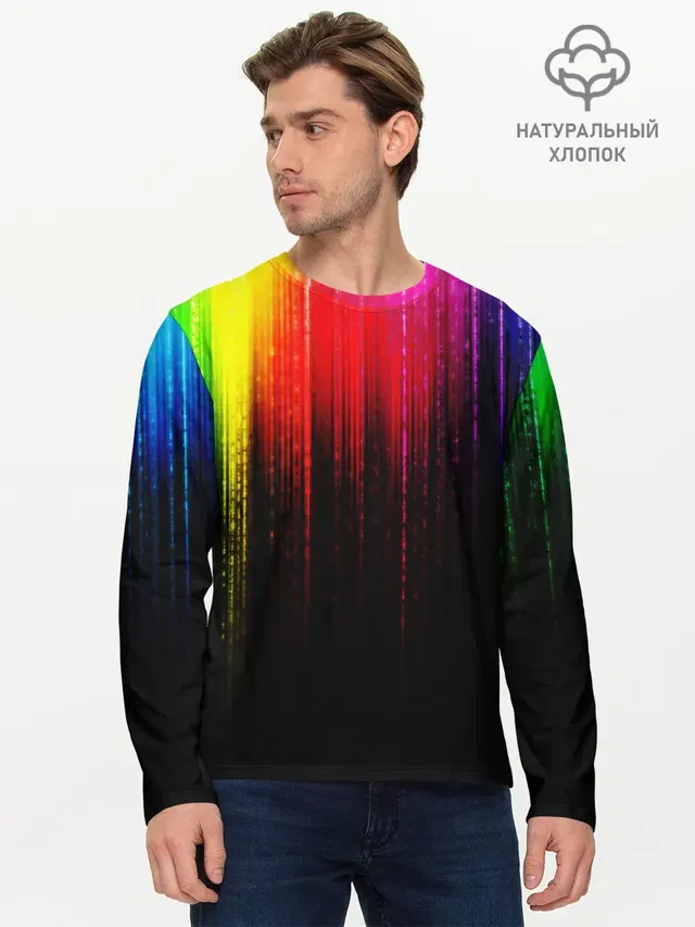 Мужской лонгслив базовый