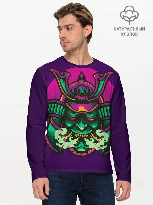 Мужской лонгслив базовый