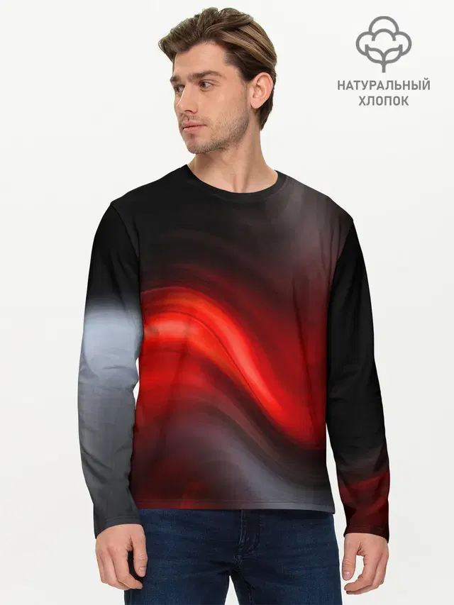 Мужской лонгслив базовый