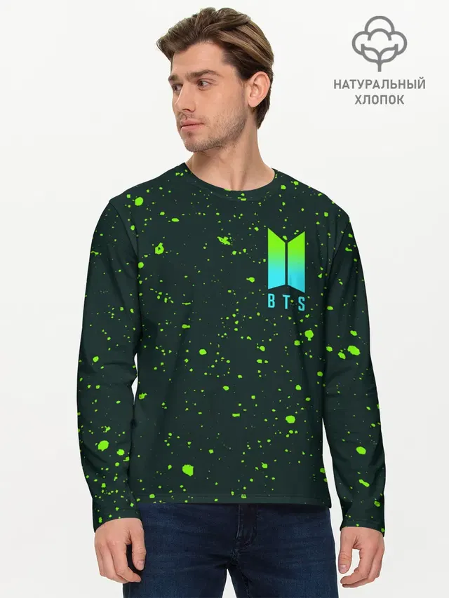 Мужской лонгслив базовый