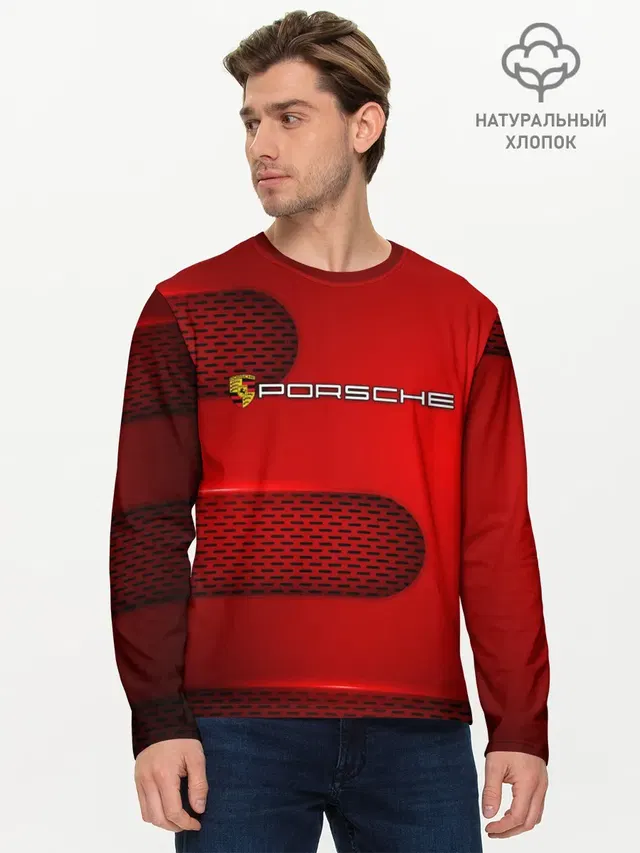 Мужской лонгслив базовый
