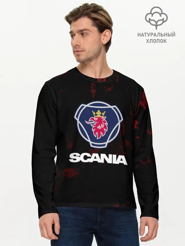 Мужской лонгслив базовый