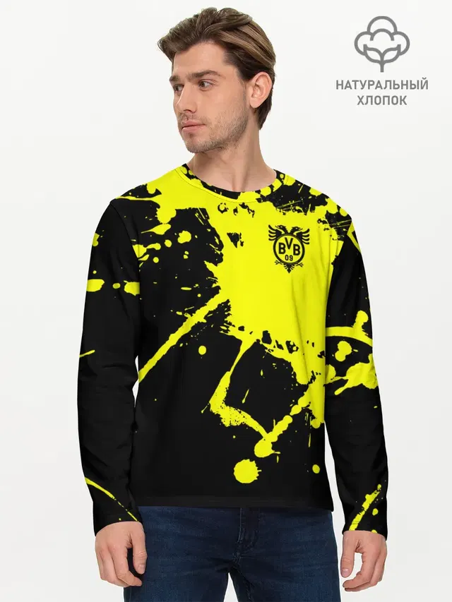 Мужской лонгслив базовый