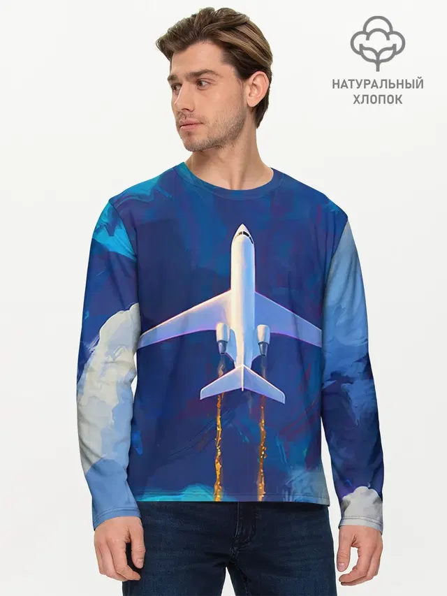 Самолёт на небе