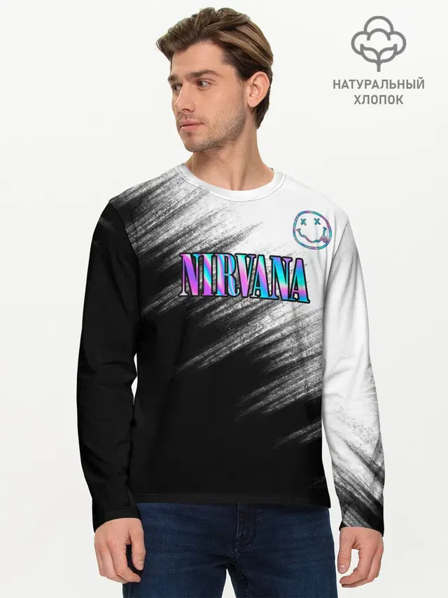 Мужской лонгслив базовый
