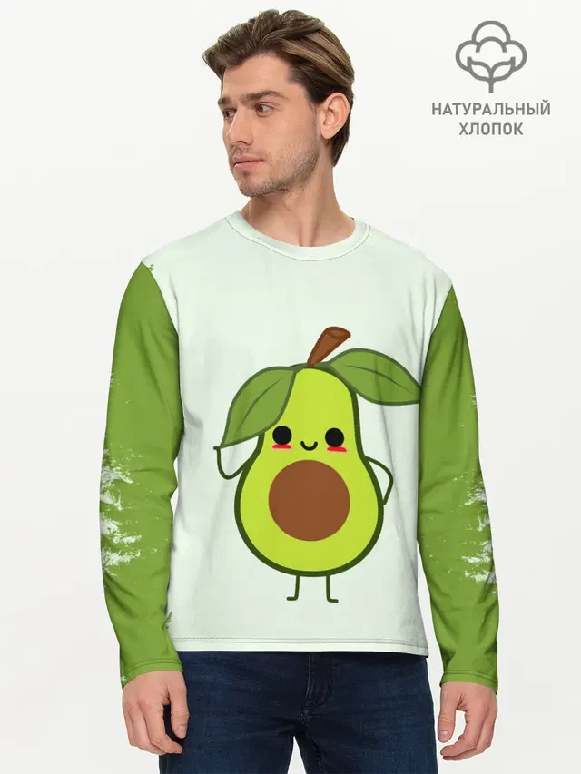 Мужской лонгслив базовый