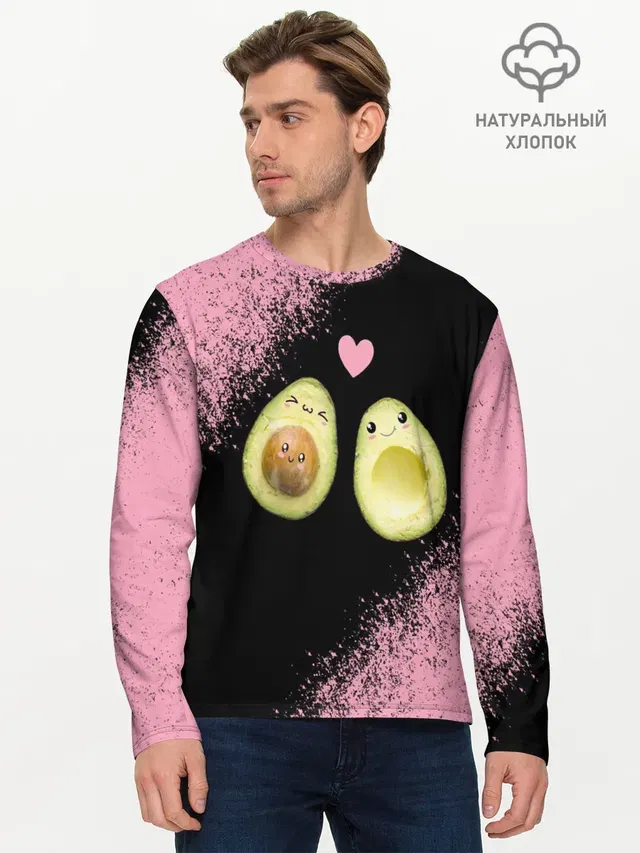 Мужской лонгслив базовый