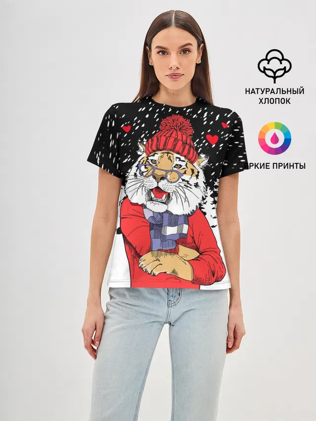 Тигр в красном