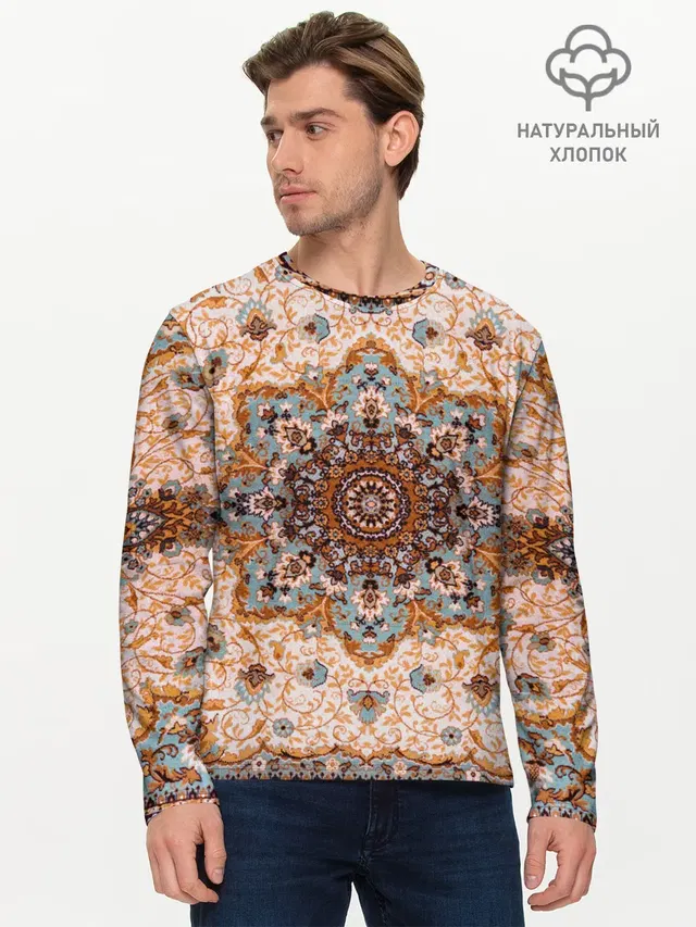 Мужской лонгслив базовый